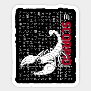 Scorpio Zodiac Design Sticker